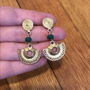 Colombian Gold Earrings Light
